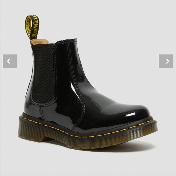 Dr. Martens Shoes - Dr. Martens Women's 2976 Chelsea Boot Black Patent Lamper Size 8